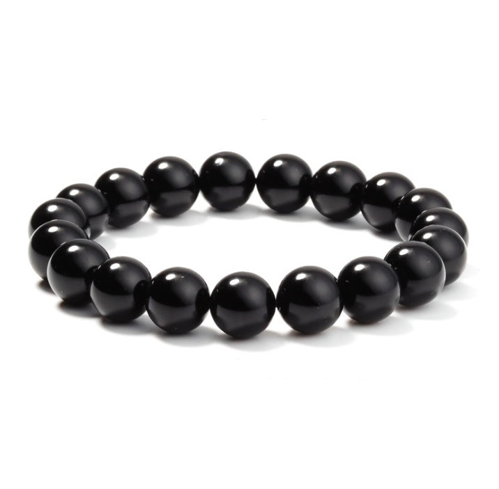 Black Onyx Beaded Bracelet — Strength, Protection & Style