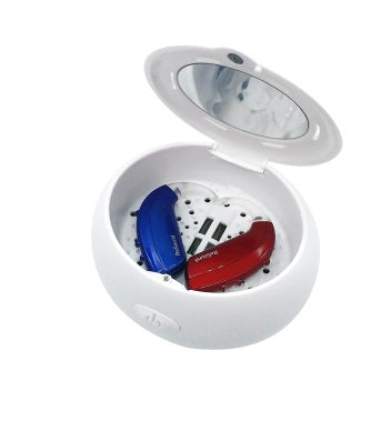 Electric USB UV Drying Box — Dehumidifier & UV Sanitizer for Hearing Aids and Earbuds