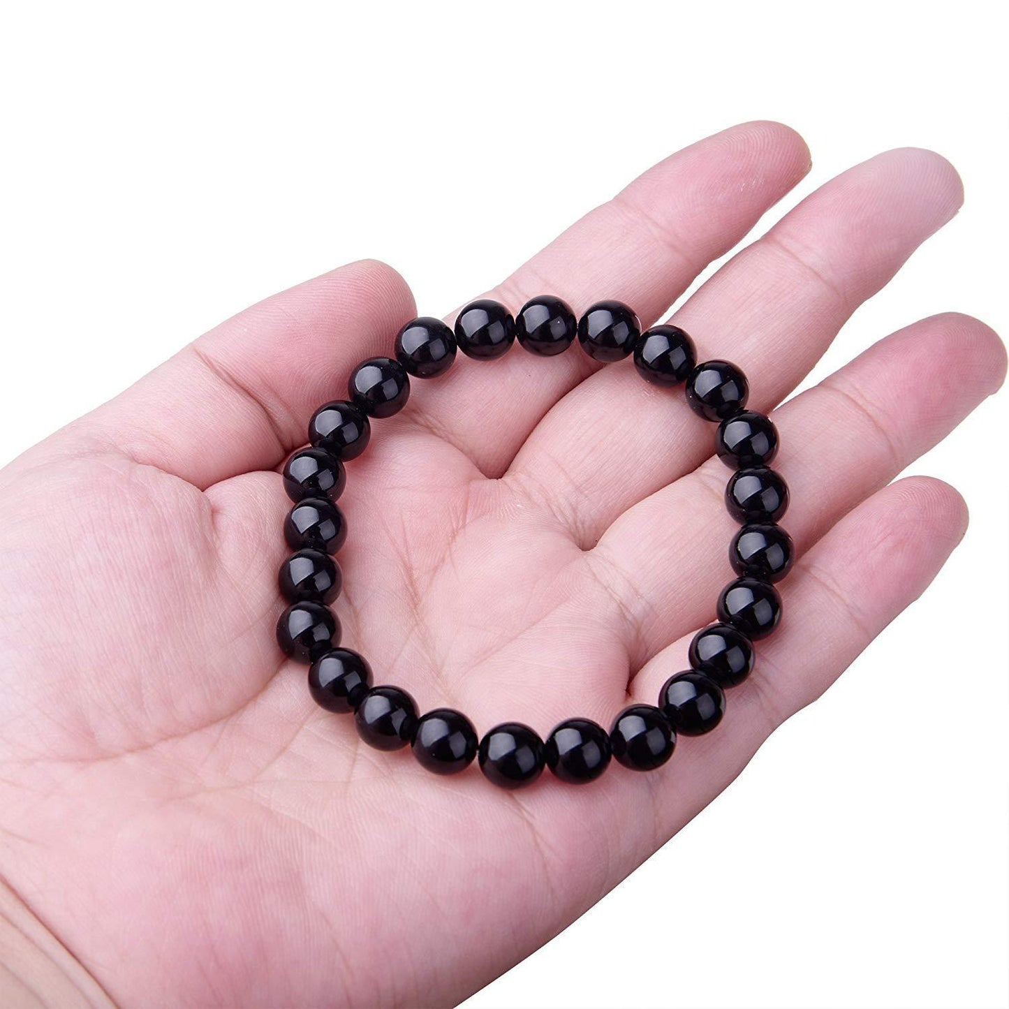 Black Onyx Beaded Bracelet — Strength, Protection & Style
