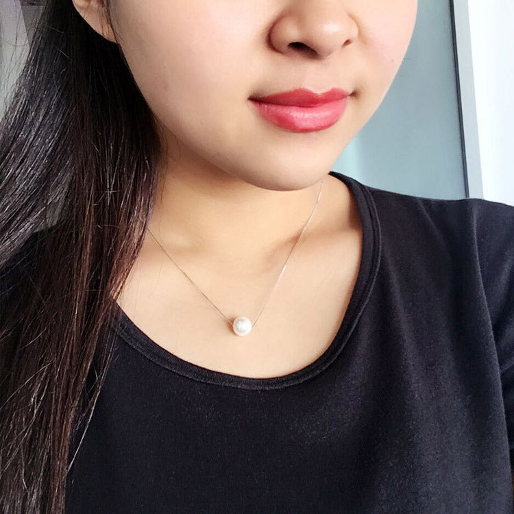 Hanging Pearl Necklace — Effortless Elegance with a Modern Drop