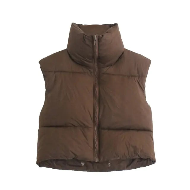 Women's Quilted Winter Vest Jacket – Warm and Stylish Outerwear
