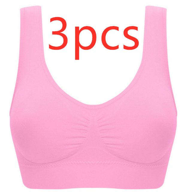 Women Yoga Tank Tops Sports Bra Workout Fitness Running Crop Top