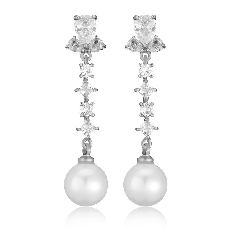 Women's Exquisite Sparkling Micro-inlaid Zircon Earrings