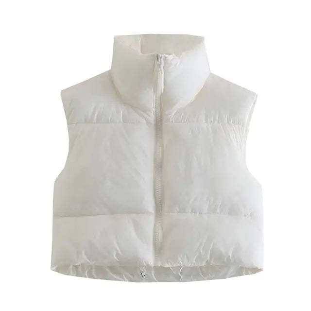 Women's Quilted Winter Vest Jacket – Warm and Stylish Outerwear