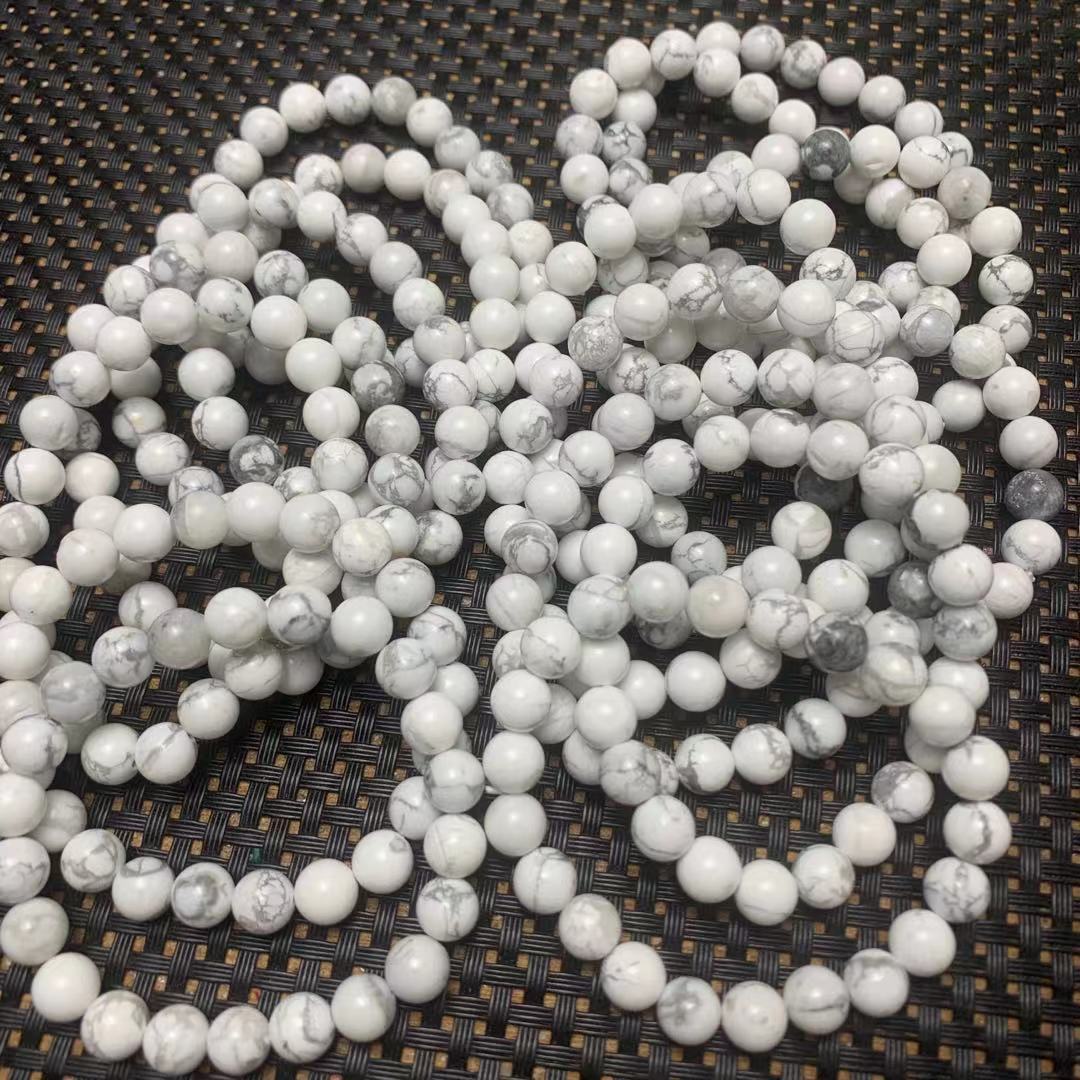 Natural White Turquoise Bracelet — Clean Elegance, Grounded Beauty