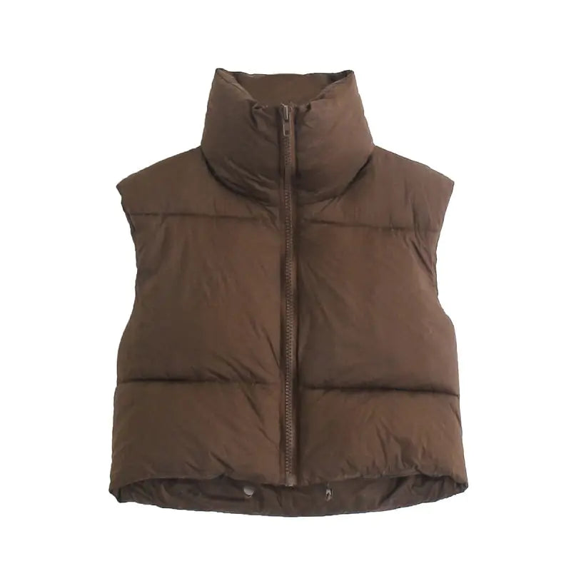 Women's Quilted Winter Vest Jacket – Warm and Stylish Outerwear