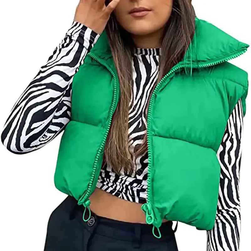 Women's Quilted Winter Vest Jacket – Warm and Stylish Outerwear