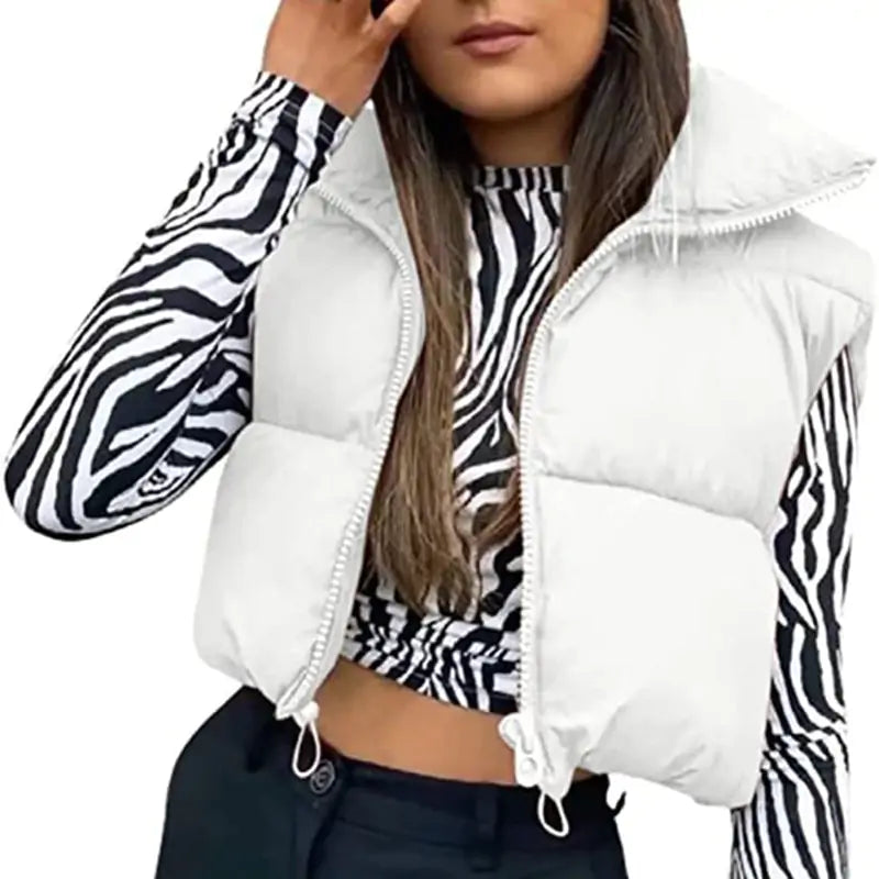 Women's Quilted Winter Vest Jacket – Warm and Stylish Outerwear