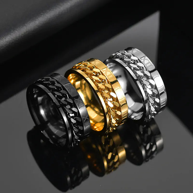 Rotatable Stainless Steel Ring