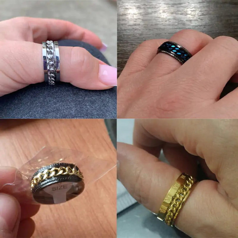 Cool Rotatable Ring - The Perfect Blend of Style and Functionality