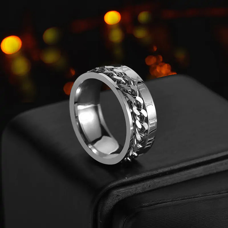 Rotatable Stainless Steel Ring
