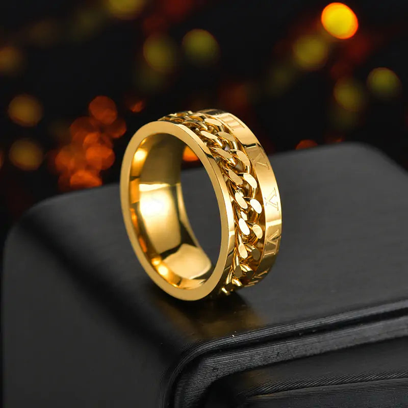 Rotatable Stainless Steel Ring