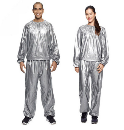 Heavy Duty Anti-Rip Weight Loss Sauna Suit PVC Long Sleeve Unisex Clothes