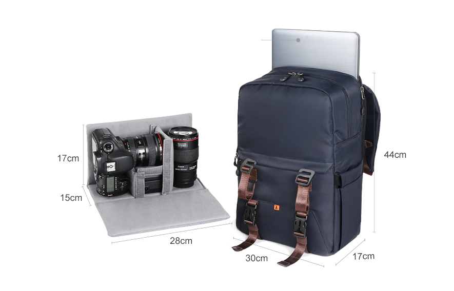 Digital camera backpack