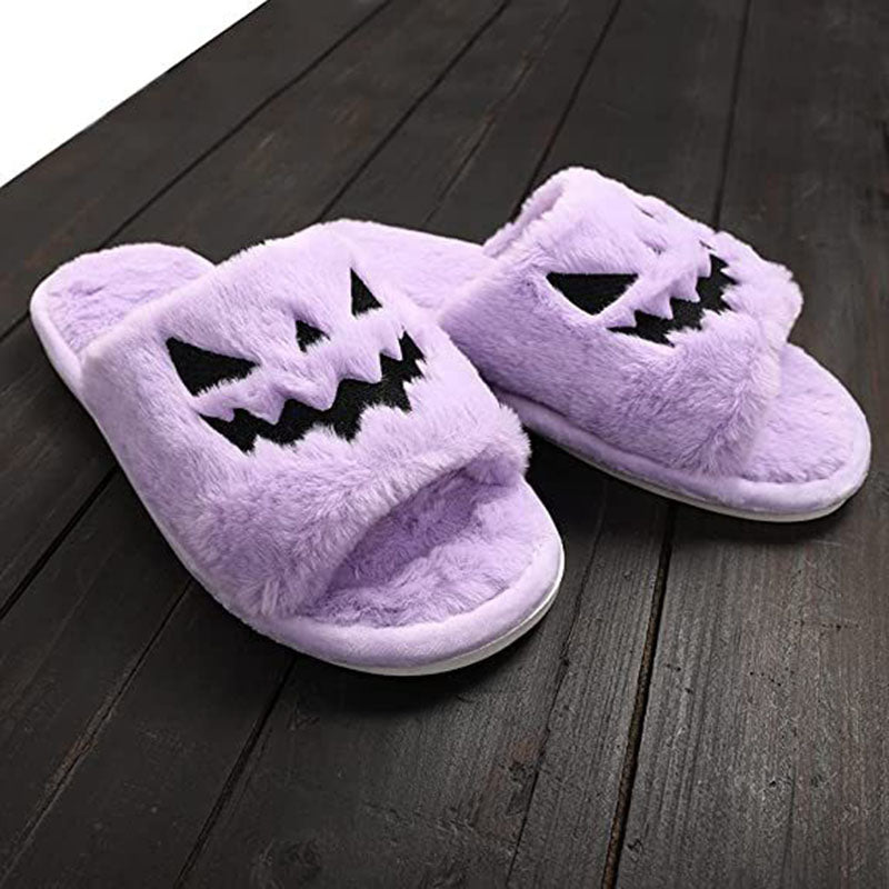 Halloween Slipper Shoes - Cute Winter Warm Home Slippers For Women