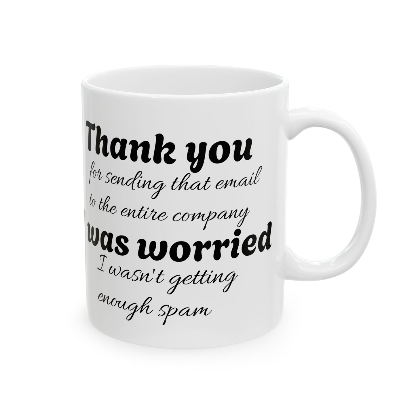 Sarcastic Office Mug: Email Overload Edition