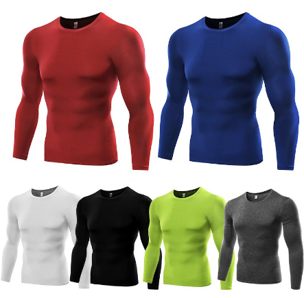 Men's Blank Long Sleeve Compression Top