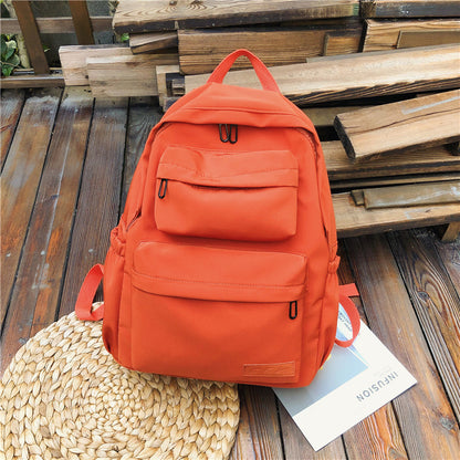 Double pocket backpack