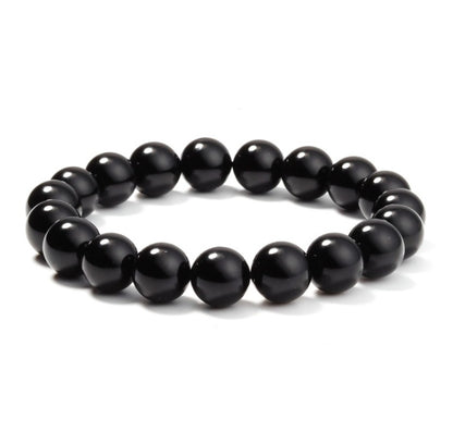 Black Onyx Beaded Bracelet — Strength, Protection & Style
