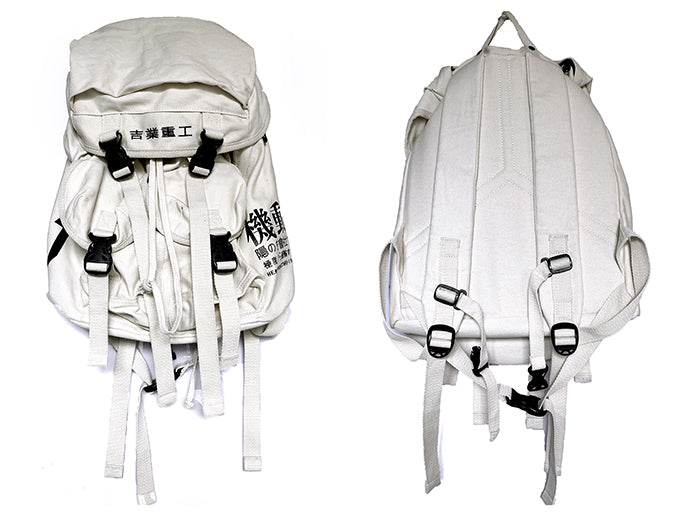 Canvas ribbon backpack