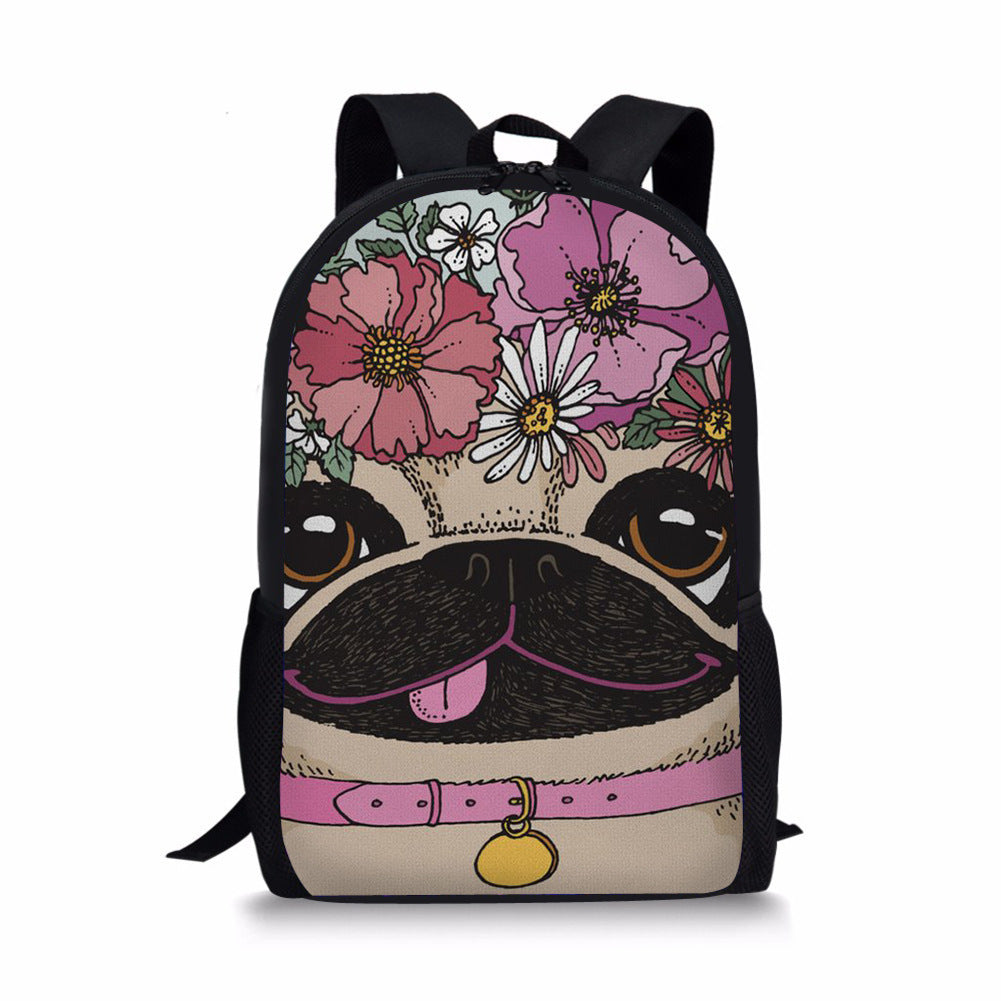 Printed ladies backpack