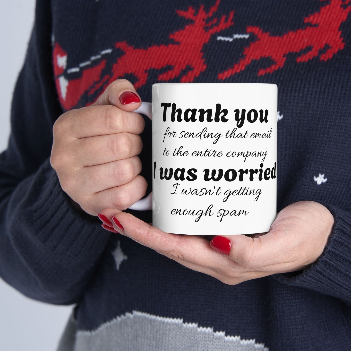 Sarcastic Office Mug: Email Overload Edition