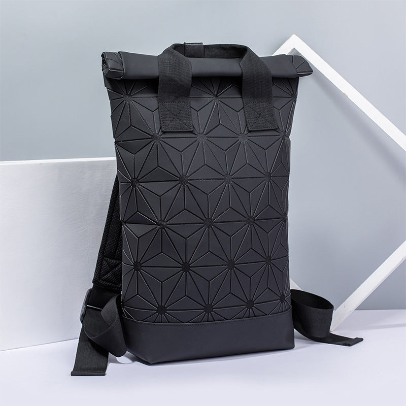 Geometric diamond backpack