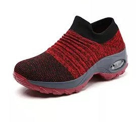 Women's Breathable Woven Rocking Shoes with Soft Sole