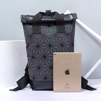 Geometric diamond backpack