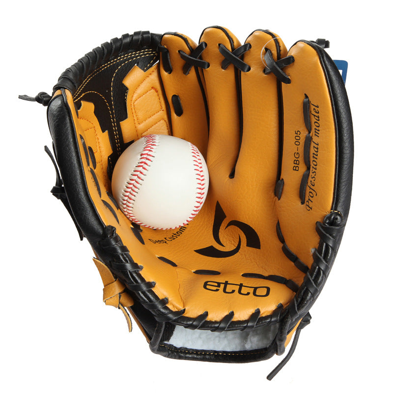 Etto British Touareg PVC Baseball Gloves, Baseball Training Gloves