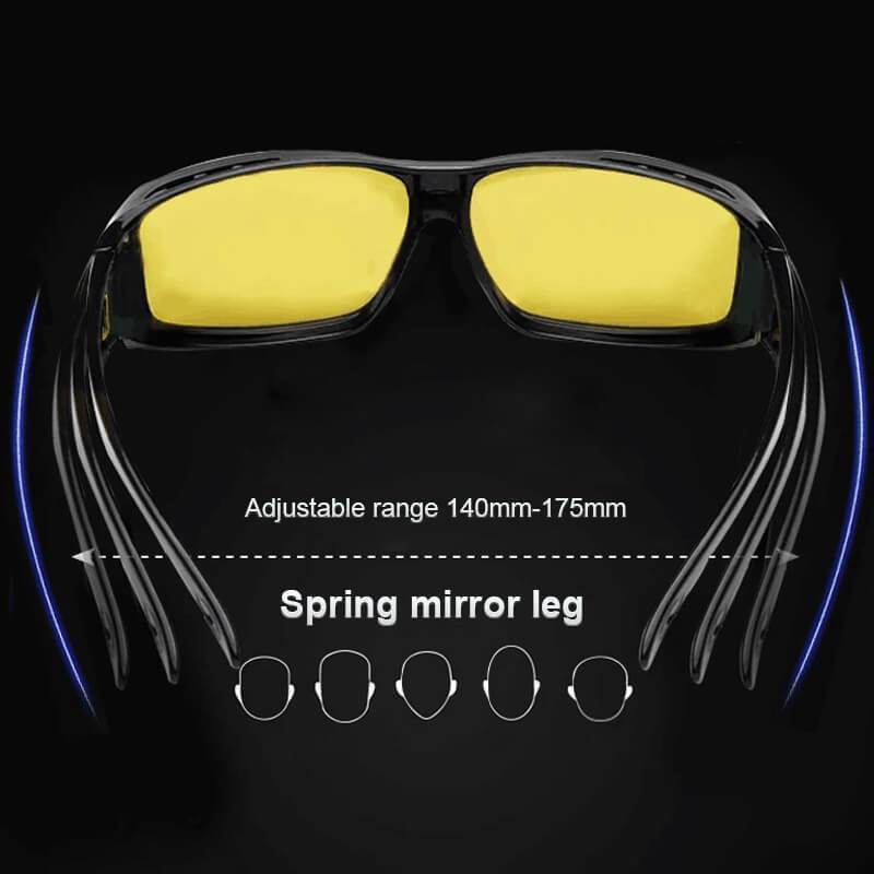 Night Vision Goggle Mirror Vibrato with the Same Driver Sunglasses Anti-high Beam Driving at Night Driving Mirror Anti-ultraviolet