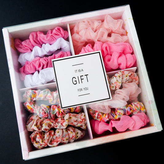 Girls' Popular Large Intestine Hair Rope Hair Tie Gift Box