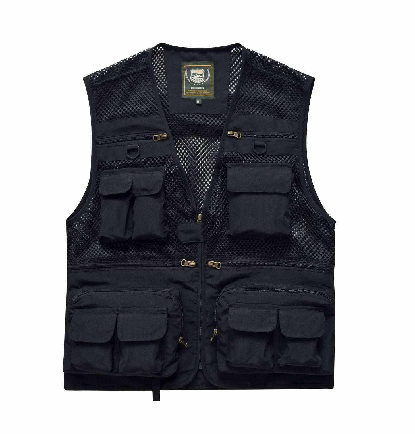 Summer Men's Outdoor Fishing Mesh Vest Jackets Travel Photography Waistcoats Man Jungle Tactical Quick Dry Multi Pockets Jacket