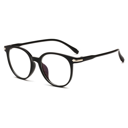 Transparent male and female glasses frame