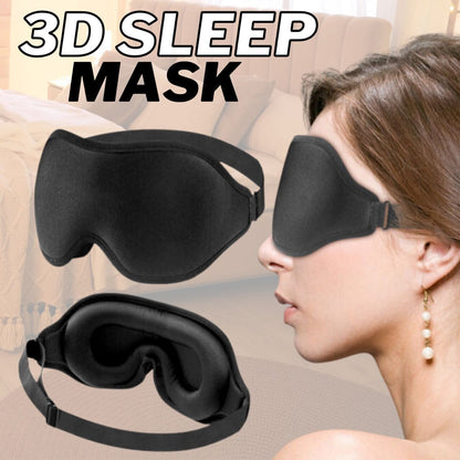 3D Sleep Mask For Men & Women Eye Mask For Sleeping Blindfold Travel Accessories