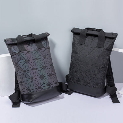 Geometric diamond backpack