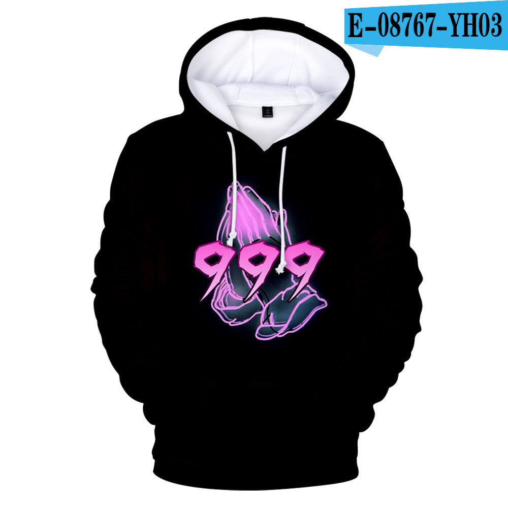 Hip-hop singer Juice Wrld 3D Hoodie