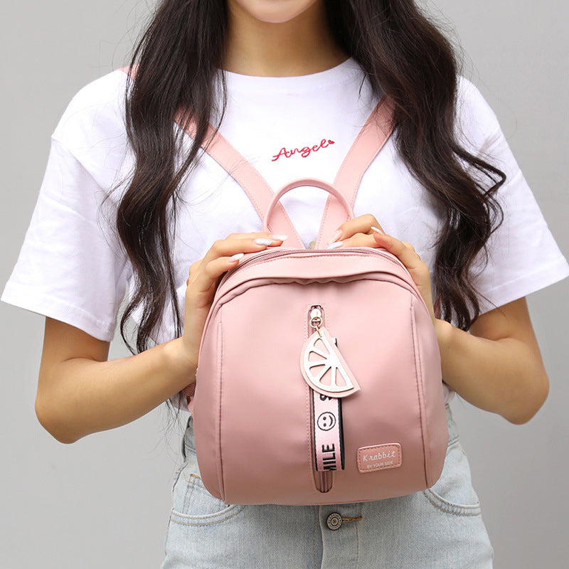 Simple and versatile ladies backpack Korean style backpack women