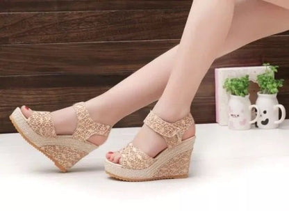 Women's Flat Platform High Heel Sandals