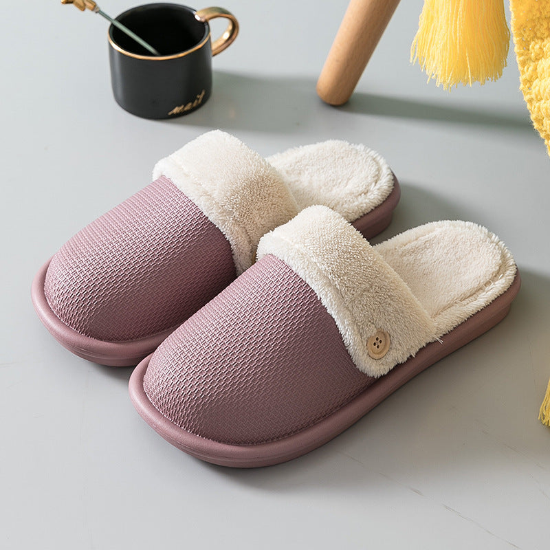 New Autumn And Winter Warm Household Non-slip Home Indoor Removable Slippers