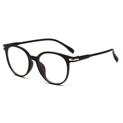 Transparent male and female glasses frame