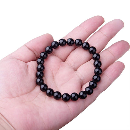 Black Onyx Beaded Bracelet — Strength, Protection & Style
