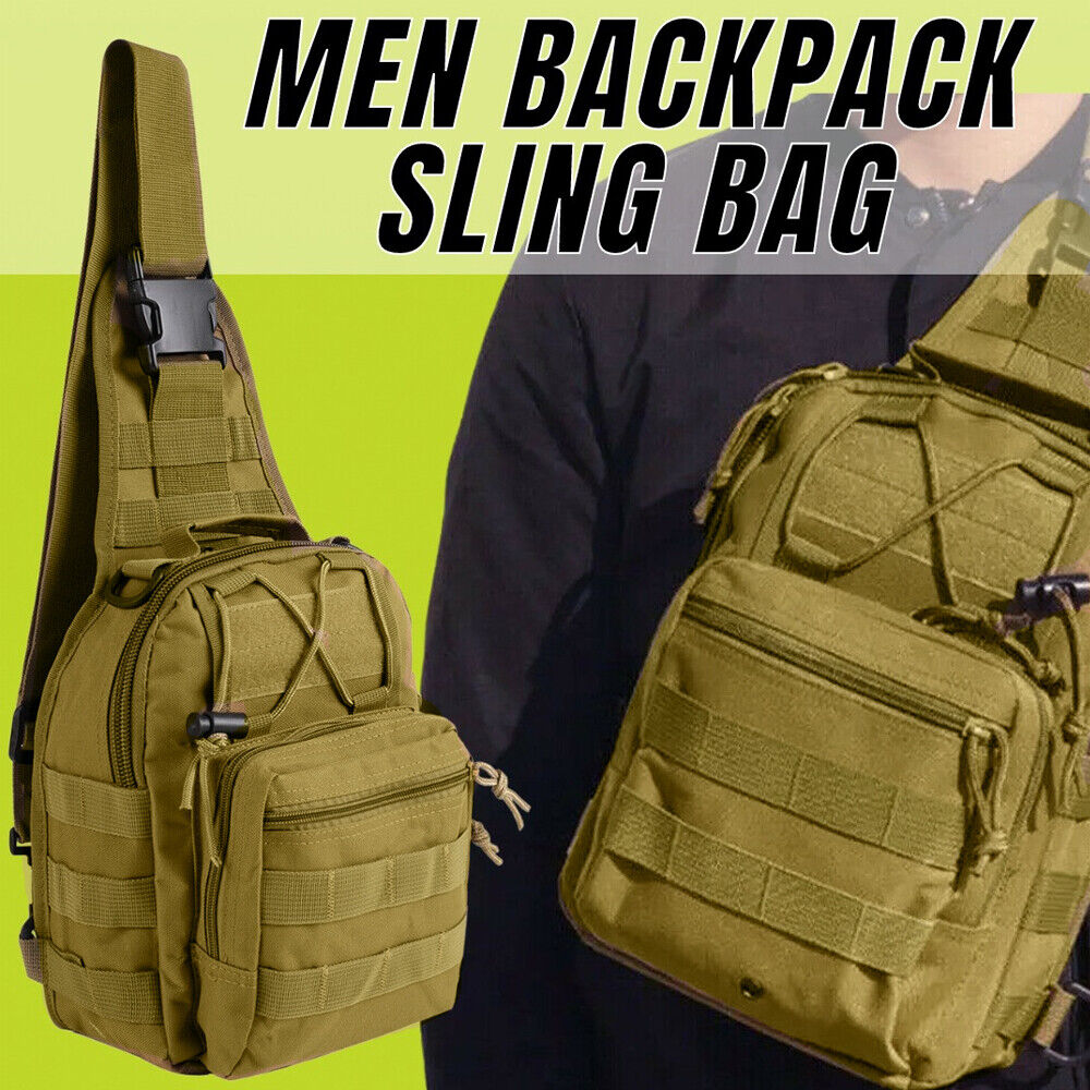 Tactical Chest Bag Backpack Military Sling Shoulder Fanny Pack Cross Body Pouch