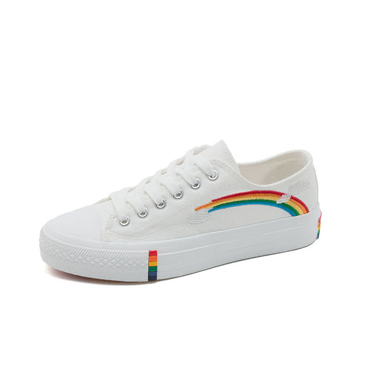 Women's Fairy Rainbow Canvas Sneakers