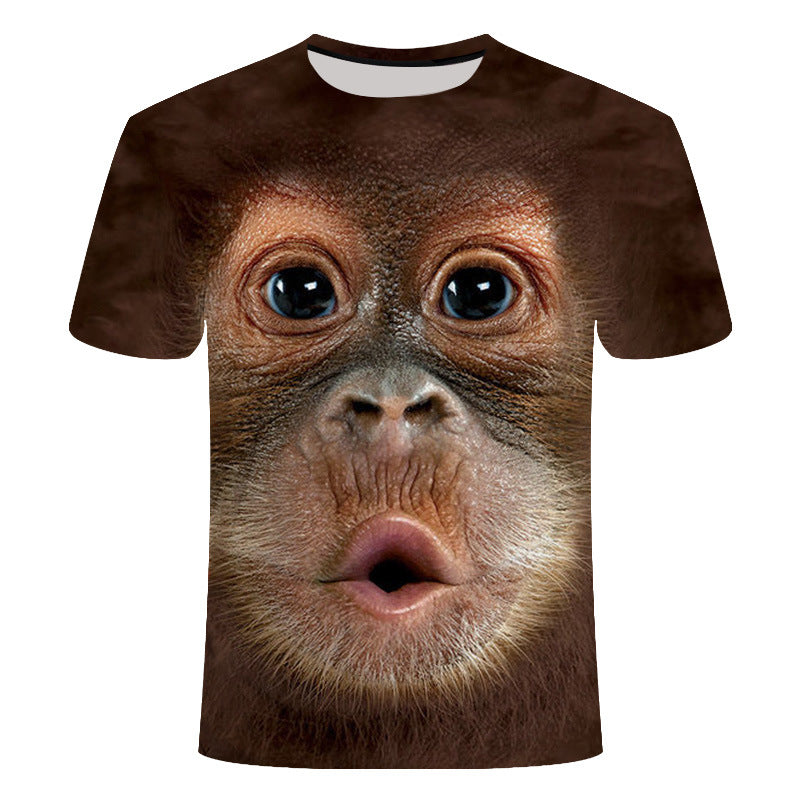 Face digital print T-shirt