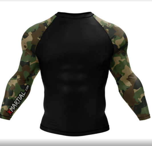 CAMO SLEEVE RASH GUARD - XMARTIAL SLEEVE