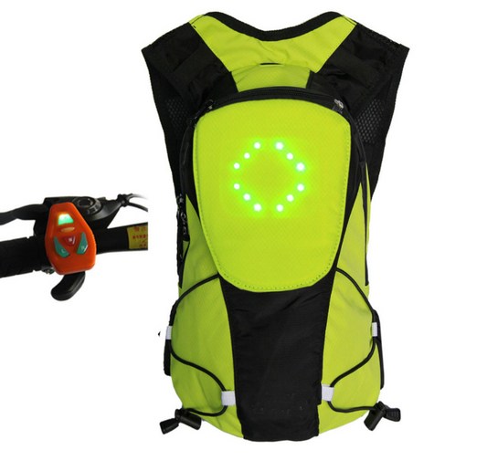 Turn signal backpack LED backpack warning light