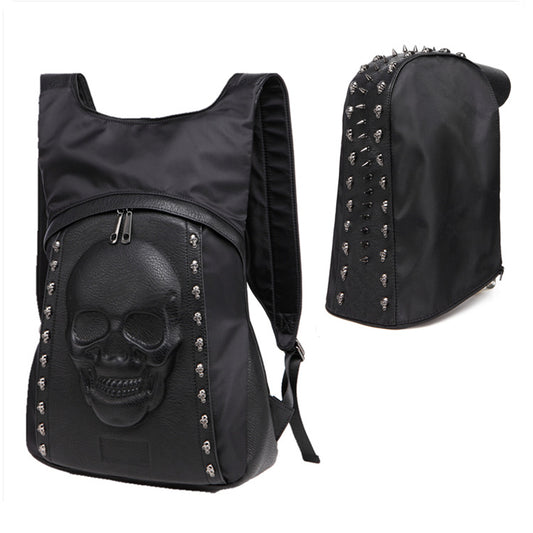 Skull stud backpack