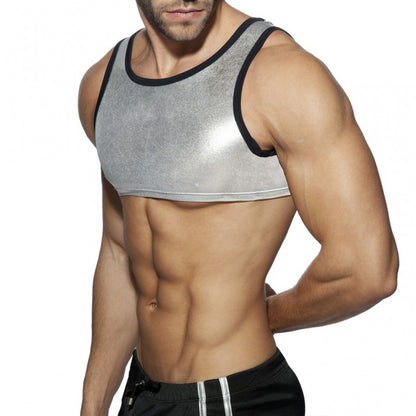 Shiny sports vest