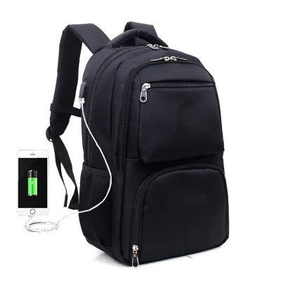 Multifunctional charging backpack